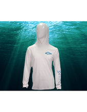 Load image into Gallery viewer, White Tortuga with Aqua Diver Design
