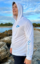 Load image into Gallery viewer, White Tortuga with Aqua Diver Design