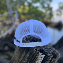 Load image into Gallery viewer, Bahama Diver Trucker Hat with White Mesh
