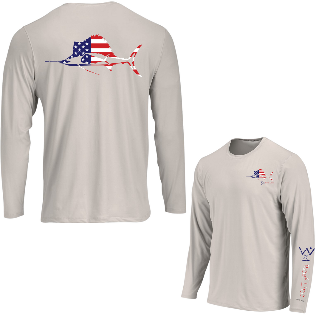 Sand Sugarloaf with American Flag Off-shore Design