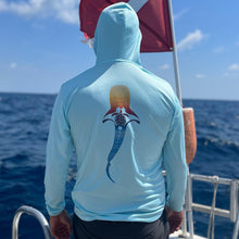 Load image into Gallery viewer, Aqua Tortuga with Sunrise Reef Hugger Design
