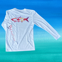 Load image into Gallery viewer, Kids White Islander with Sunset Inshore Design
