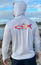 Load image into Gallery viewer, White Tortuga with Sunset In-shore Design
